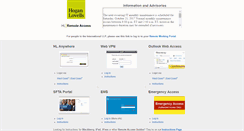 Desktop Screenshot of access.hoganlovells.com